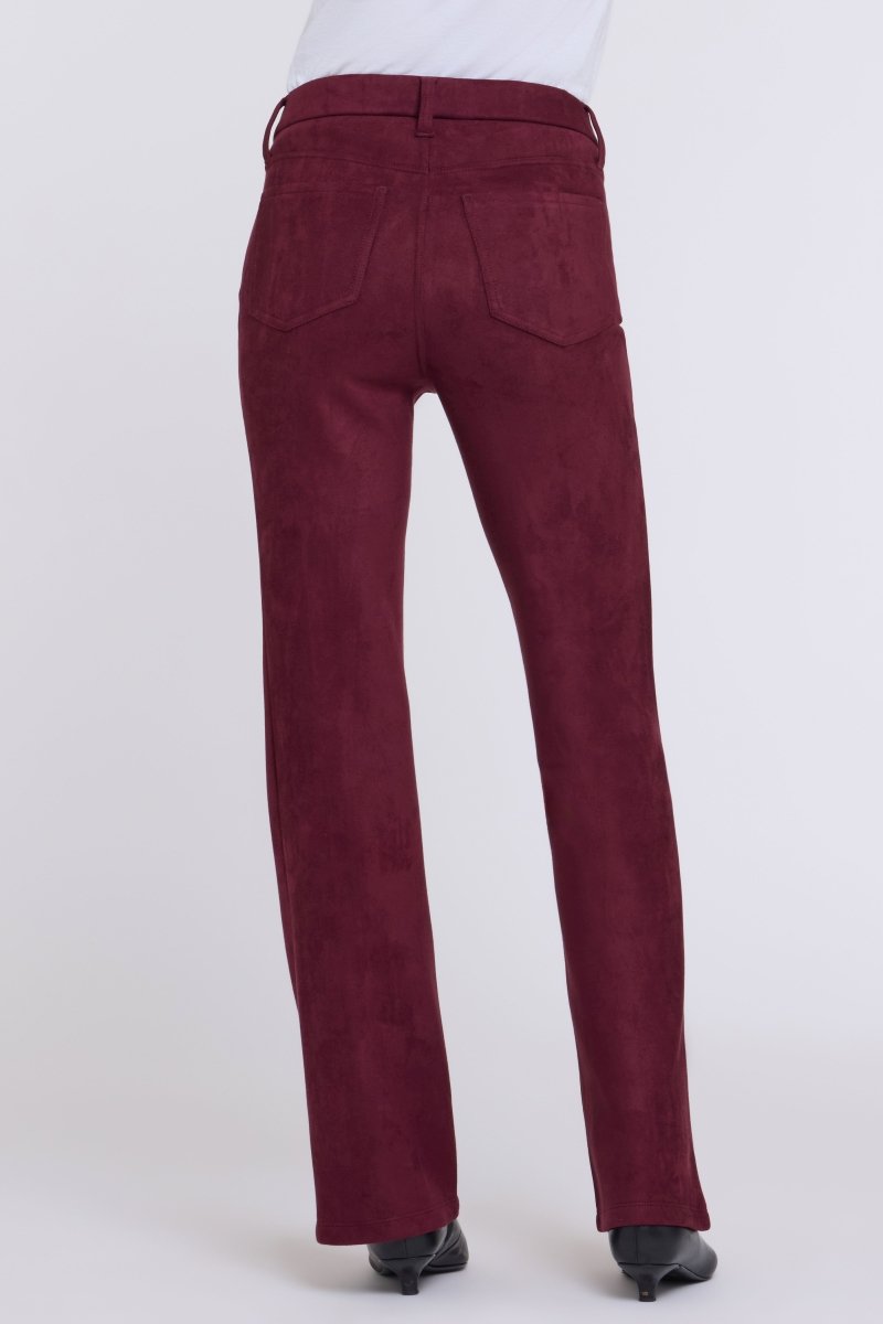 Faux Suede Brooklyn Bootcut Pants Sculpt-Her™ Collection | True Burgundy - NYDJ