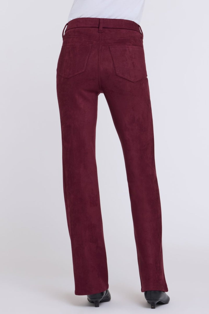 Faux Suede Brooklyn Bootcut Pants Sculpt-Her™ Collection | True Burgundy - NYDJ