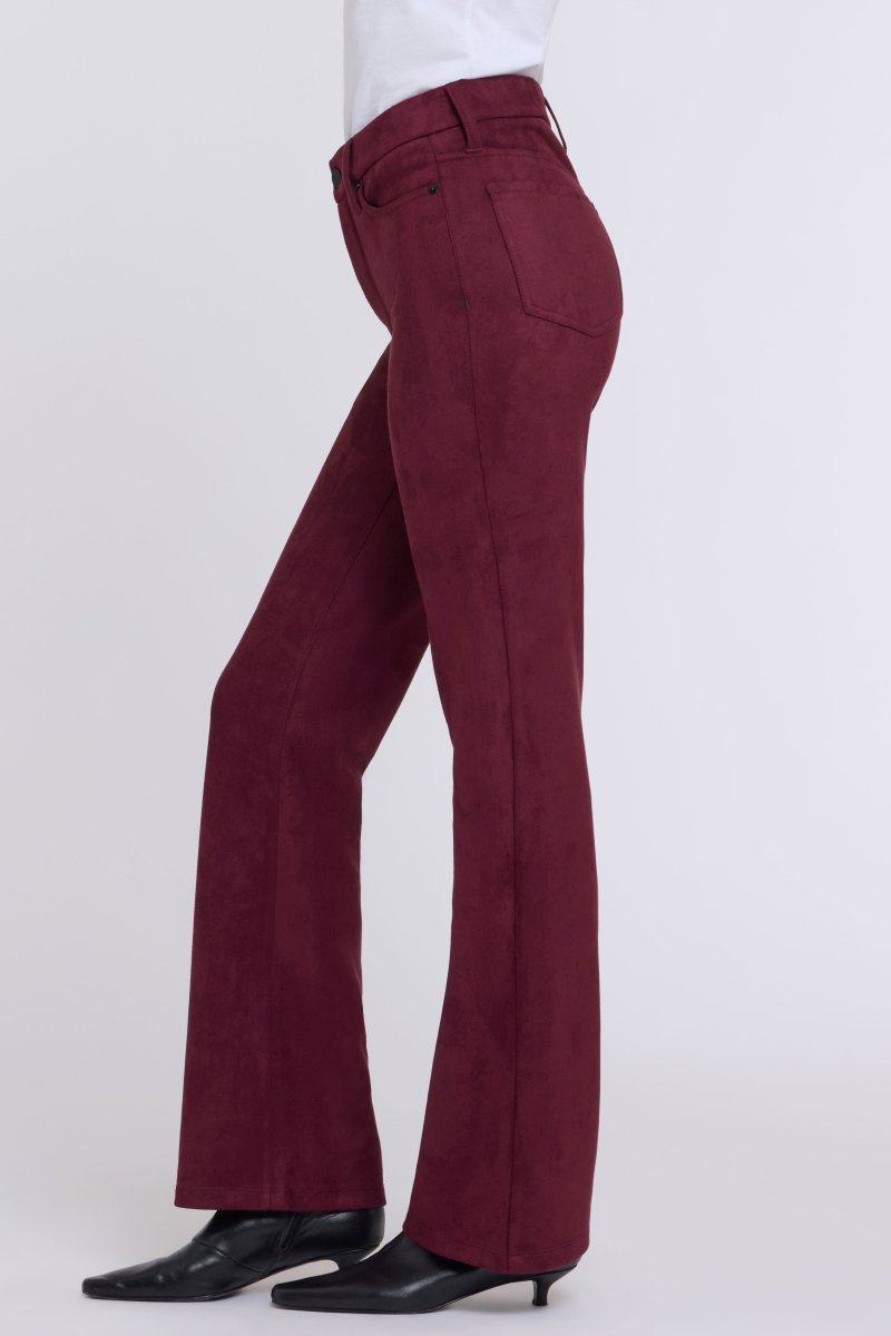 Faux Suede Brooklyn Bootcut Pants Sculpt-Her™ Collection | True Burgundy - NYDJ