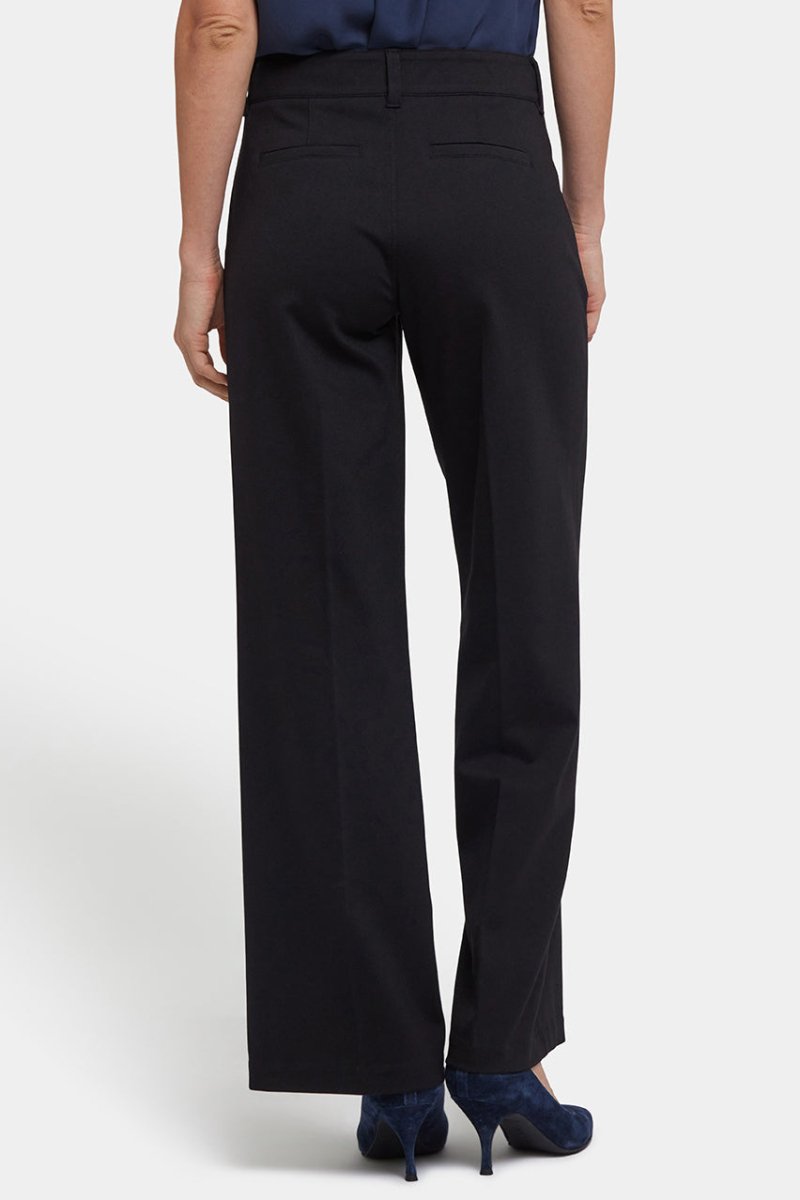 Fiona Pants in Ponte Knit | Black | Trouser | NYDJ