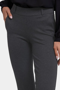 Flare Pull-On Sculpt-Her™ Trouser | Charcoal Heather | Non Denim | NYDJ