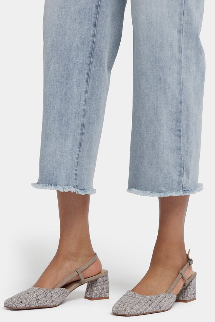 HR Coco Relaxed Wide Leg Crop | Santiago sea | Pants | NYDJ