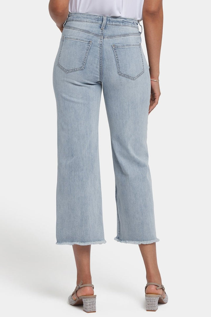 HR Coco Relaxed Wide Leg Crop | Santiago sea | Pants | NYDJ