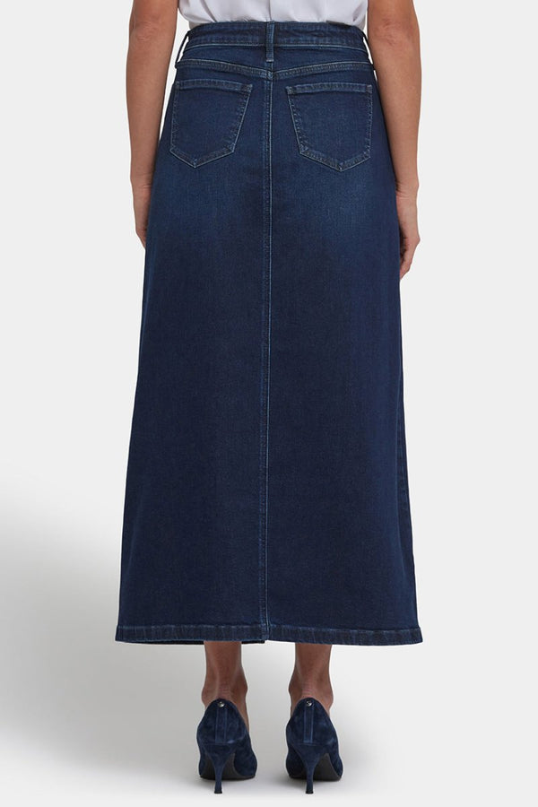 HR Long Skirt | Blacken Blue | Denim | NYDJ