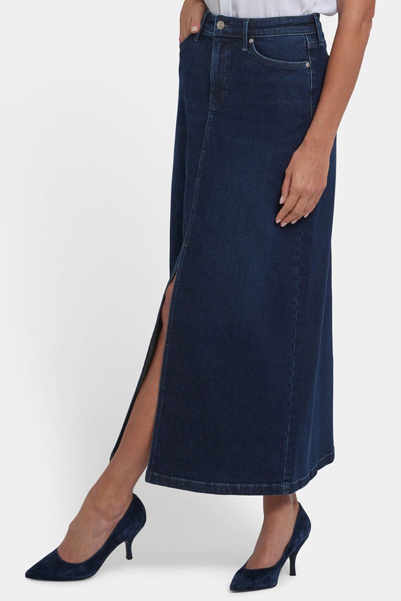 HR Long Skirt | Blacken Blue | Denim | NYDJ