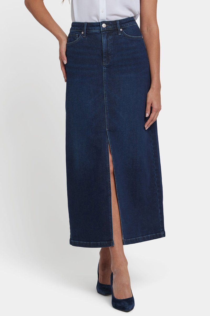HR Long Skirt | Blacken Blue | Denim | NYDJ