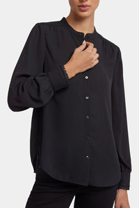Janie Blouse | Black | Blouse | NYDJ