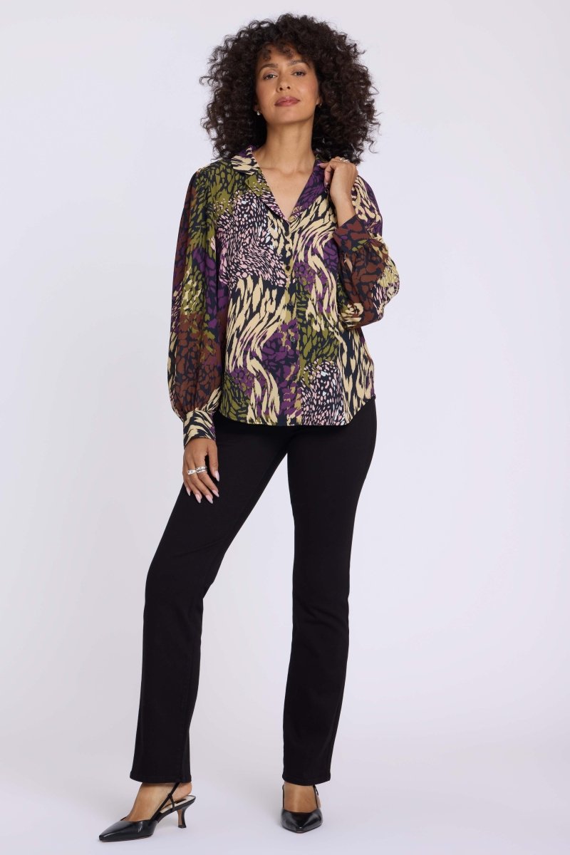 Lyla Blouse | Bengal Cat - NYDJ
