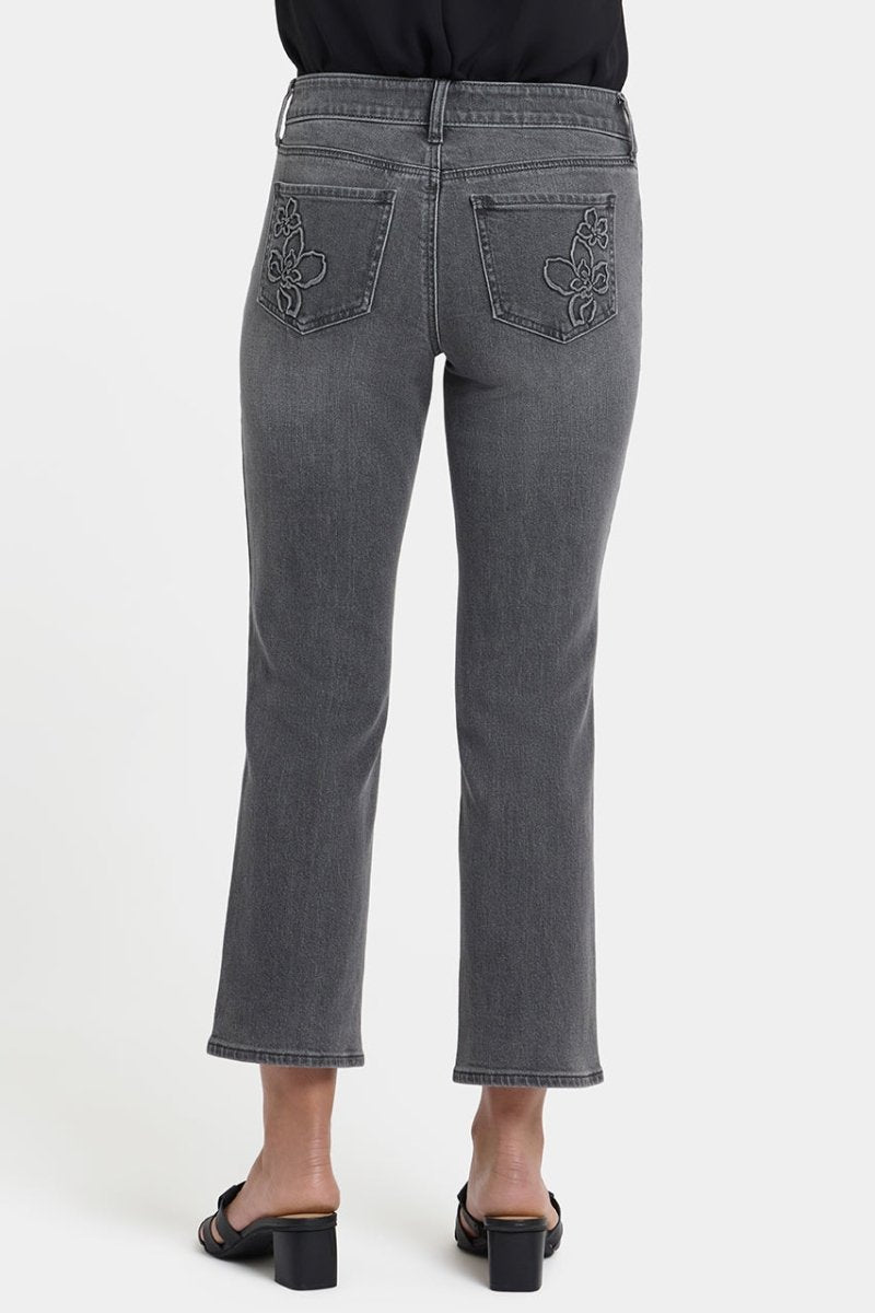 Marilyn Straight Ankle Jeans | Dusty Ash | Denim | NYDJ