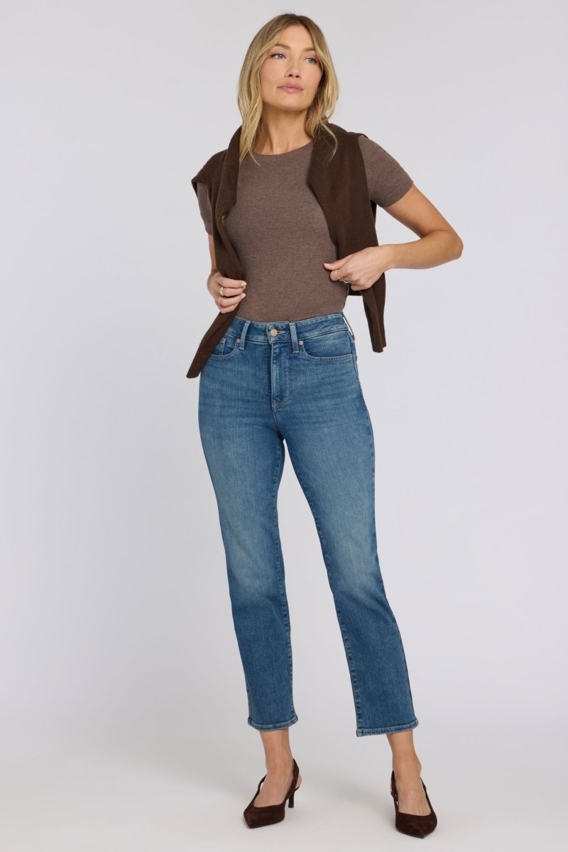 Marilyn Straight Ankle Jeans In Re-New Denim | Breezy Palms | Denim | NYDJ