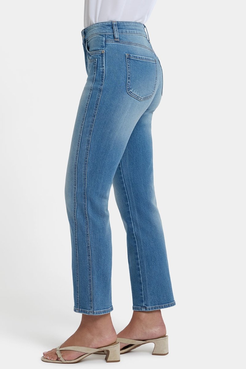 Marilyn Straight Ankle Jeans With High Rise | Port Sea | Denim | NYDJ