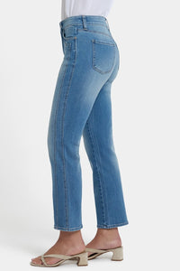 Marilyn Straight Ankle Jeans With High Rise | Port Sea | Denim | NYDJ
