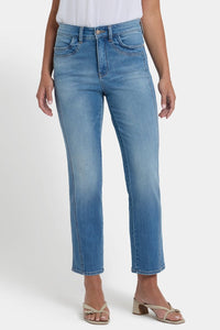 Marilyn Straight Ankle Jeans With High Rise | Port Sea | Denim | NYDJ