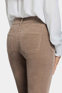 Marilyn Straight Corduroy Trouser | Saddlewood | Pants | NYDJ