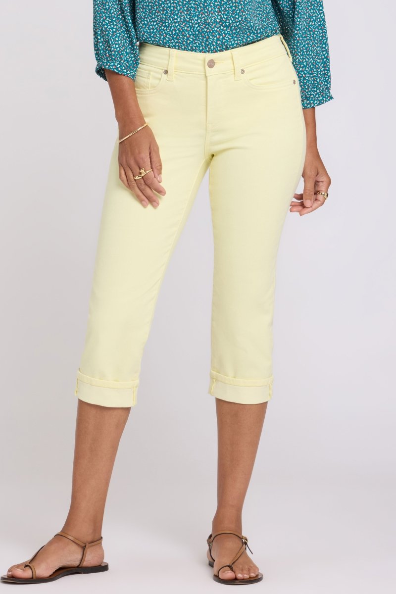 Marilyn Straight Crop Jeans In Cool Embrace® Denim | Chardonnay - NYDJ