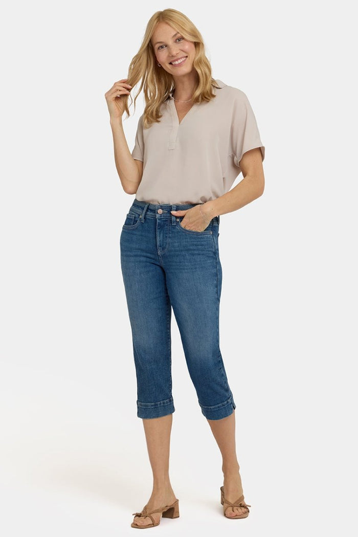 Marilyn Straight Crop Jeans In Re-New Denim | Breezy Palms | Denim | NYDJ