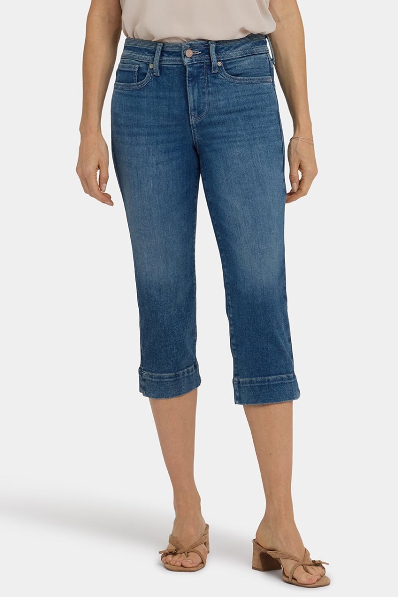 Marilyn Straight Crop Jeans In Re-New Denim | Breezy Palms | Denim | NYDJ