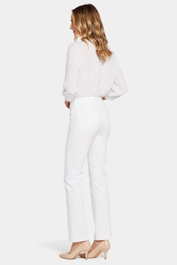 Marilyn Straight Jeans In Petite | Optic White | Pants | NYDJ