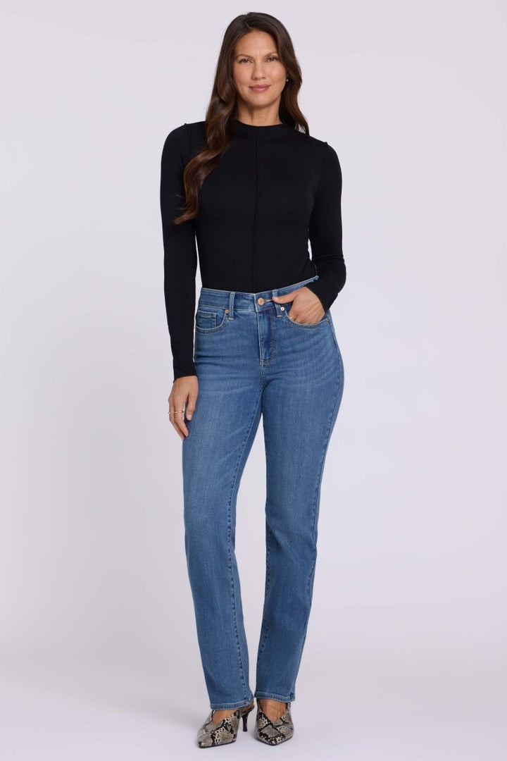 Marilyn Straight Jeans In Sure Stretch® Denim | Redwood - NYDJ