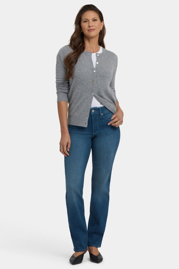 Marilyn Straight Jeans in Tall | Hugo Rain | Denim | NYDJ