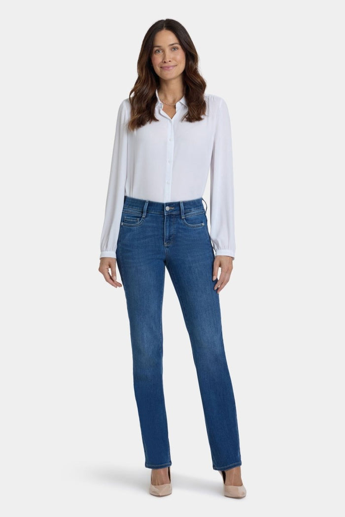 Marilyn Straight Jeans | Opera Blue | Pants | NYDJ