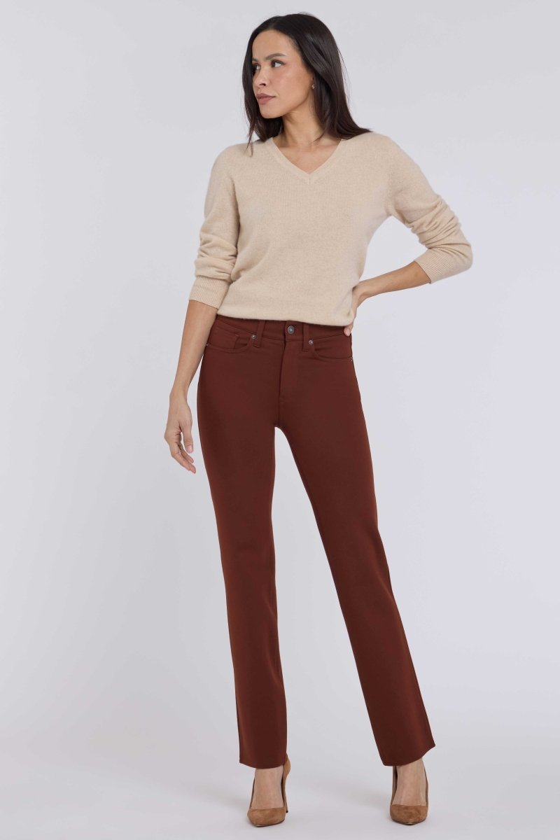 Marilyn Straight Pants Sculpt-Her™ Collection | Chocolate Fondant - NYDJ