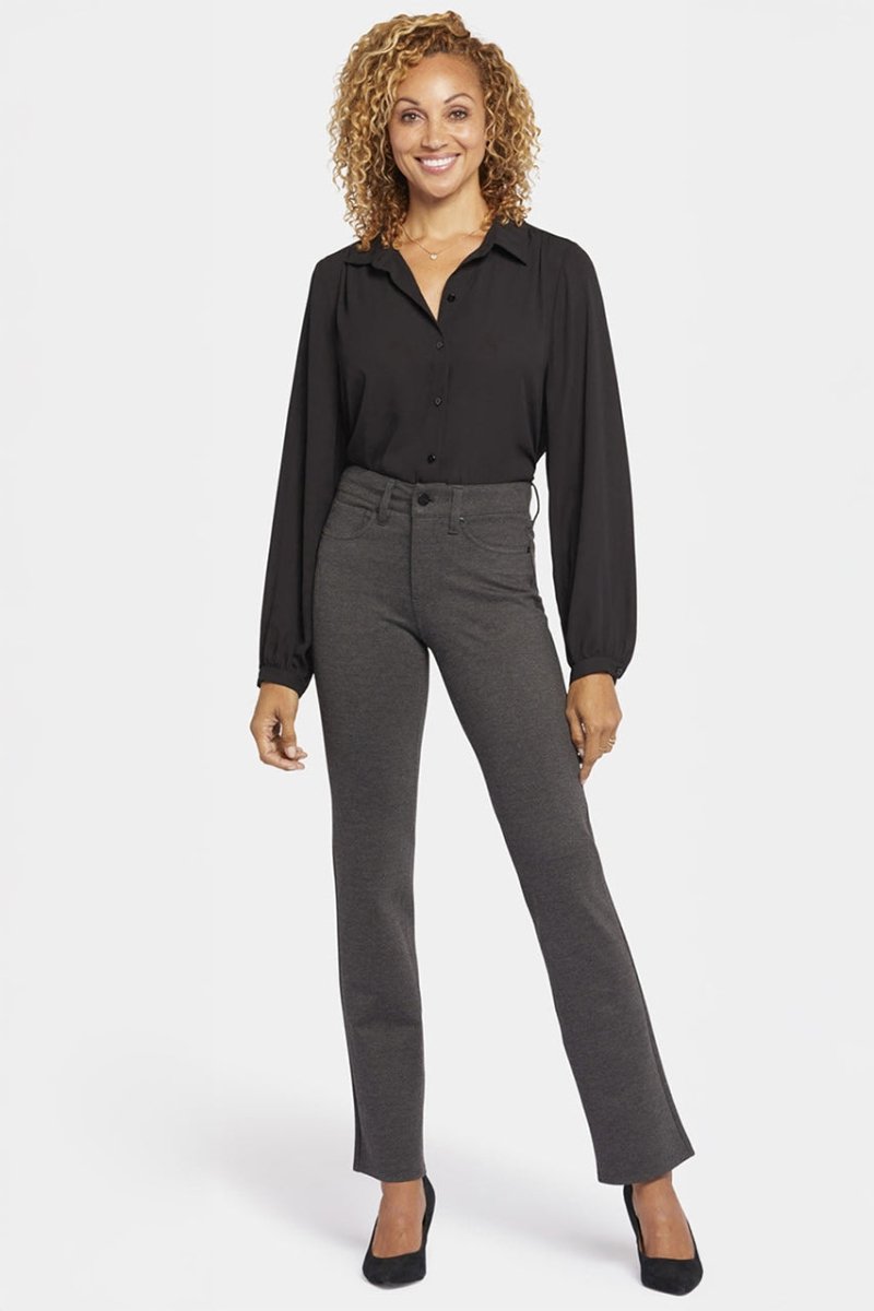 Marilyn Straight Sculpt-Her™ Pants | Charcoal Heather | Pants | NYDJ