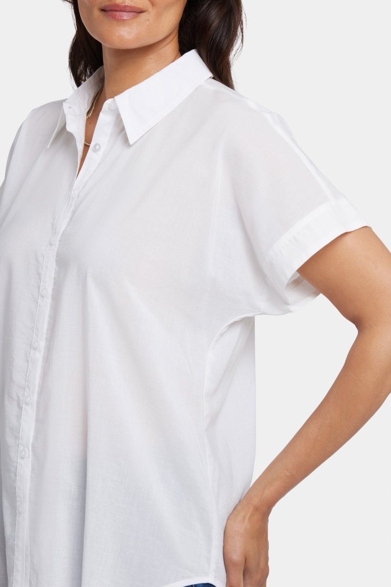 Maya Blouse | Optic White | Blouse | NYDJ