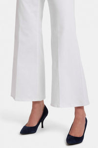 Mia Palazzo Ankle Jeans With High Rise | Optic White | Denim | NYDJ
