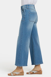 Mia Palazzo Ankle Jeans With High Rise | Port Sea | Denim | NYDJ