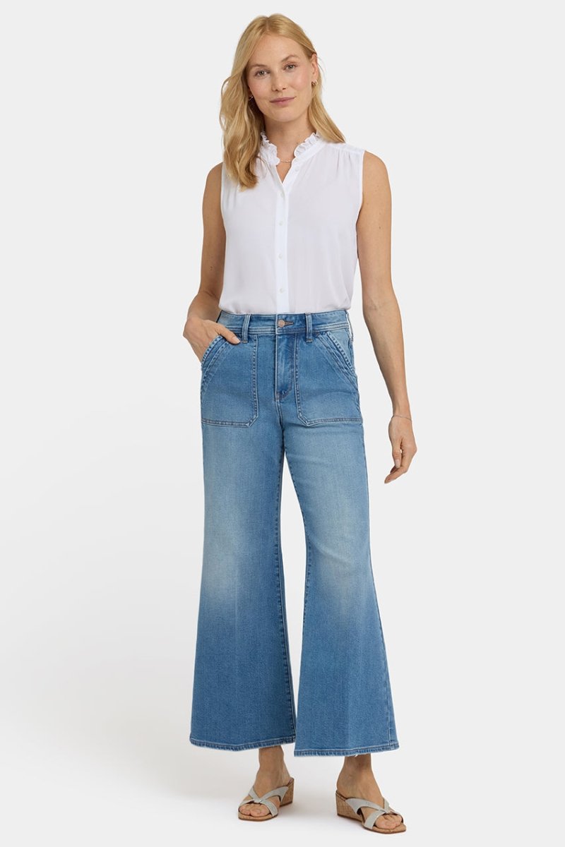 Mia Palazzo Ankle Jeans With High Rise | Port Sea | Denim | NYDJ