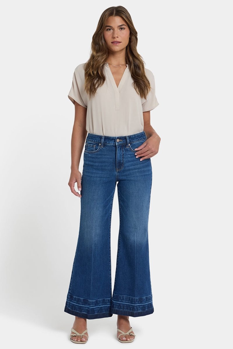 Mia Palazzo Ankle Jeans With High Rise | Trail Lands | Denim | NYDJ