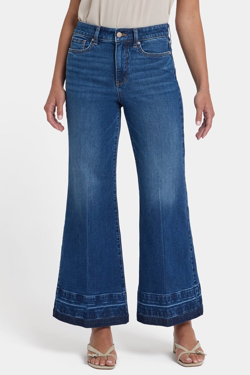 Mia Palazzo Ankle Jeans With High Rise | Trail Lands | Denim | NYDJ