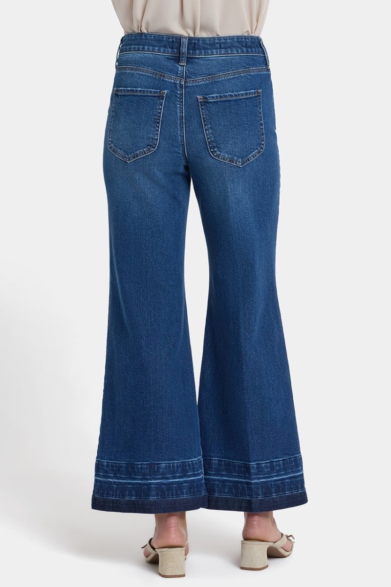Mia Palazzo Ankle Jeans With High Rise | Trail Lands | Denim | NYDJ