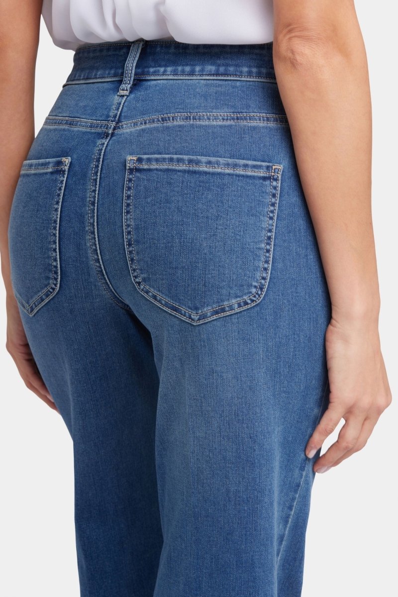 Mia Palazzo Jeans In Petite With High Rise | Valencia Surf | Pants | NYDJ