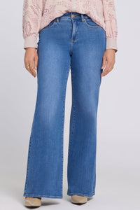 Mia Palazzo Jeans With High Rise | Blue Paradise | Denim | NYDJ