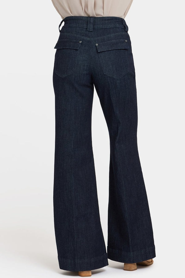 Mia Palazzo Jeans With High Rise | Rinse | Denim | NYDJ
