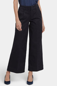Mona Wide Leg Jeans | Black | Pants | NYDJ