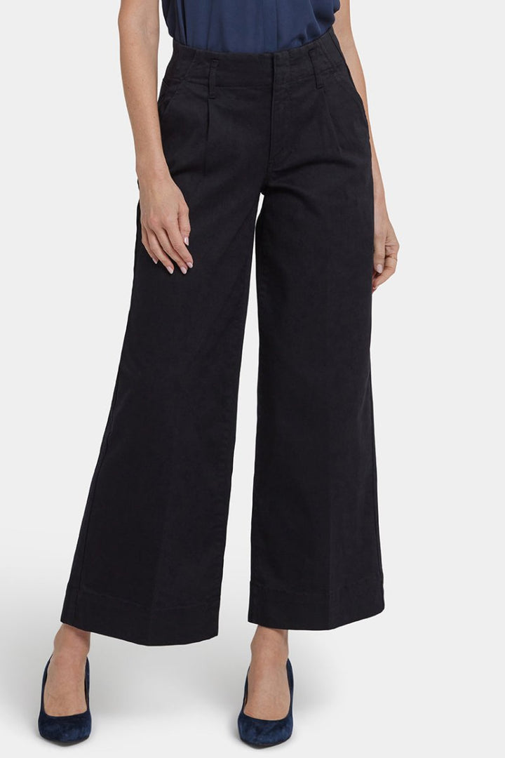 Mona Wide Leg Jeans | Black | Pants | NYDJ