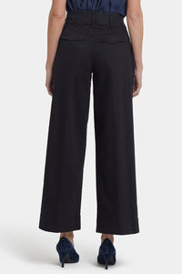 Mona Wide Leg Jeans | Black | Pants | NYDJ