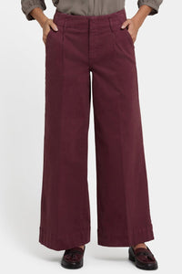 Mona Wide Leg Jeans | Sienna Red | Pants | NYDJ