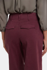 Mona Wide Leg Jeans | Sienna Red | Pants | NYDJ