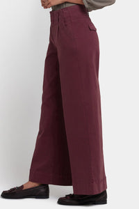 Mona Wide Leg Jeans | Sienna Red | Pants | NYDJ