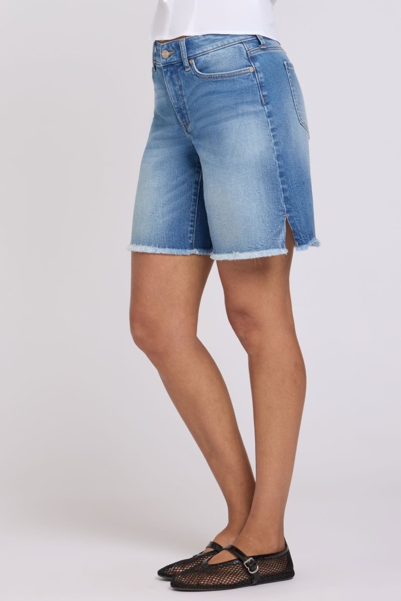 Naomi Relaxed A - Line Denim Shorts With High Rise | Pacifica - NYDJ