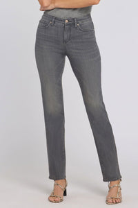 No Gapper™ Marilyn Straight Jeans In Sure Stretch® Denim | Dusty Ash | Denim | NYDJ
