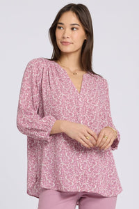 Pintuck Blouse | Destiny Ditsy - NYDJ