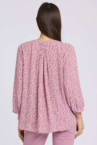 Pintuck Blouse | Destiny Ditsy - NYDJ