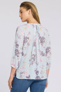 Pintuck Blouse | Graceful Blossom - NYDJ