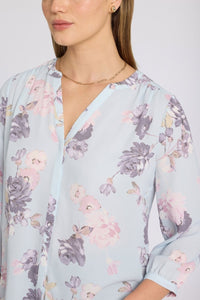 Pintuck Blouse | Graceful Blossom - NYDJ