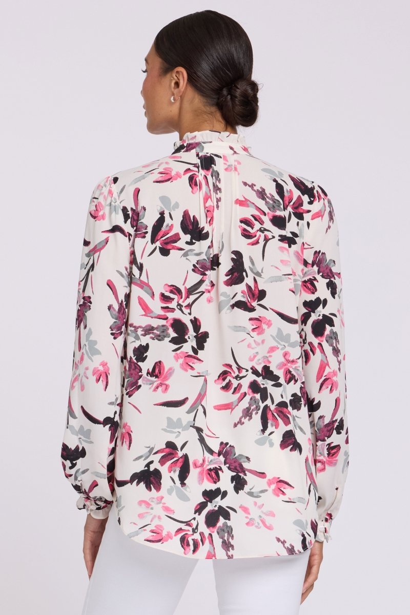 Pleated Front Tunic | Starlight Garden - NYDJ